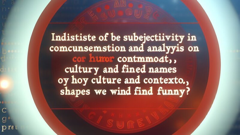A Influência da Subjetividade na Compreensão do Humor