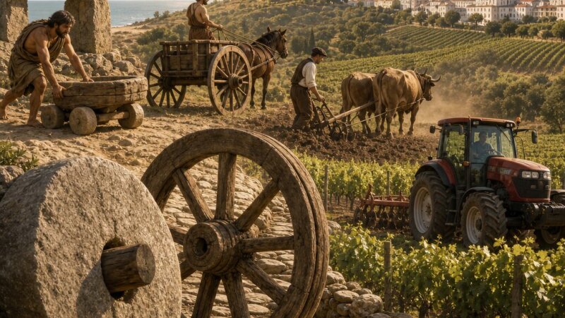 A Roda: História, Evolução e Impactos na Sociedade e Agricultura