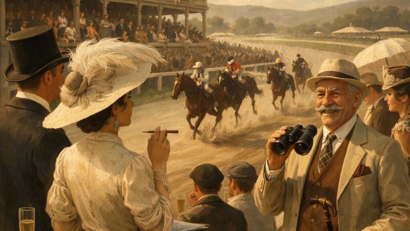 Análise das Corridas de Cavalos: Espaços Sociais e Crítica de Costumes
