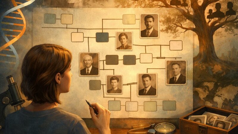 Árvore Genealógica: Explorando Ciência, História e Identidade Familiar