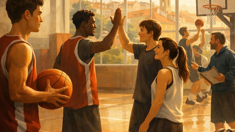 Basquetebol: O Desporto que Forma Caráter e Espírito de Equipa