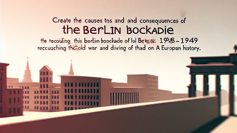 Cerco de Berlim (1948–1949): causas e consequências na Guerra Fria