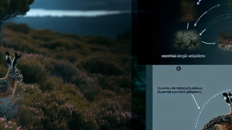 Como a cobertura vegetal afeta a distribuição da lebre-ibérica em Portugal