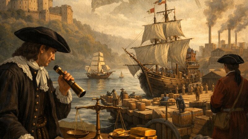 Como os Estados Europeus Reforçaram suas Economias e Controlaram o Comércio nos Séculos XVII e XVIII