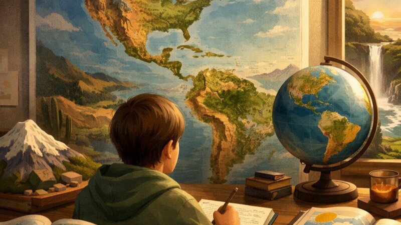 Defesa oral sobre as Américas: trabalho escolar de Geografia