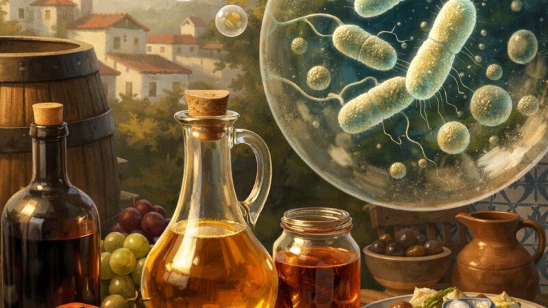 Estudo das Bactérias Presentes no Vinagre e Sua Importância