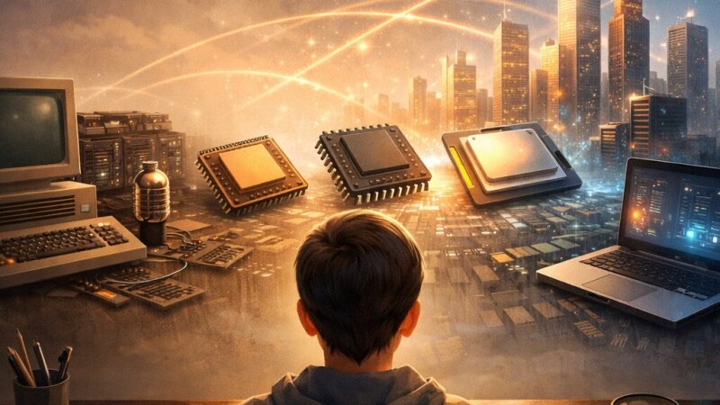 Evolução dos Processadores: História e Impacto na Computação Atual