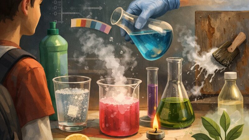 Guia Completo sobre Reações de Ácido-Base no Dia a Dia e na Química