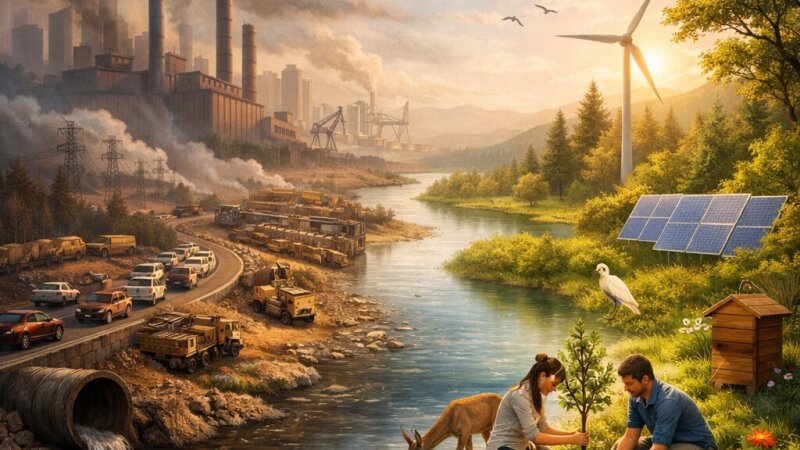 Impacto das Atividades Humanas nos Ecossistemas Naturais