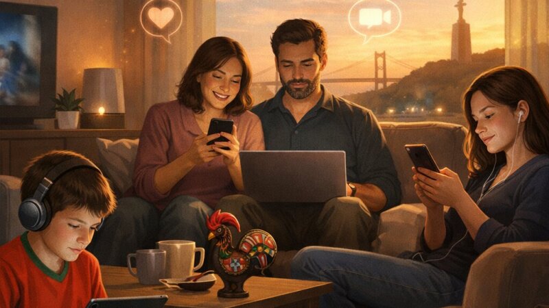 Impactos da Tecnologia na Dinâmica das Famílias Portuguesas