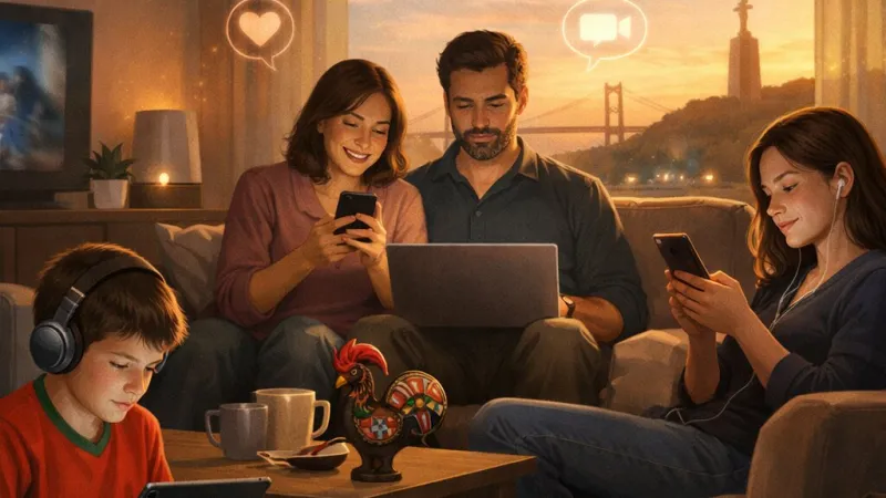 Impactos da Tecnologia na Dinâmica das Famílias Portuguesas