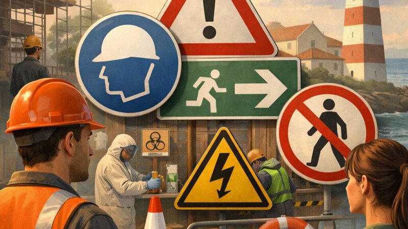 Importância da Sinalização de Segurança na Prevenção de Acidentes em Portugal