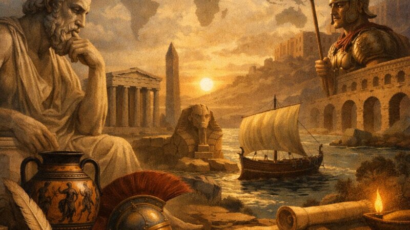 Influência das Civilizações Antigas do Mediterrâneo na História Mundial