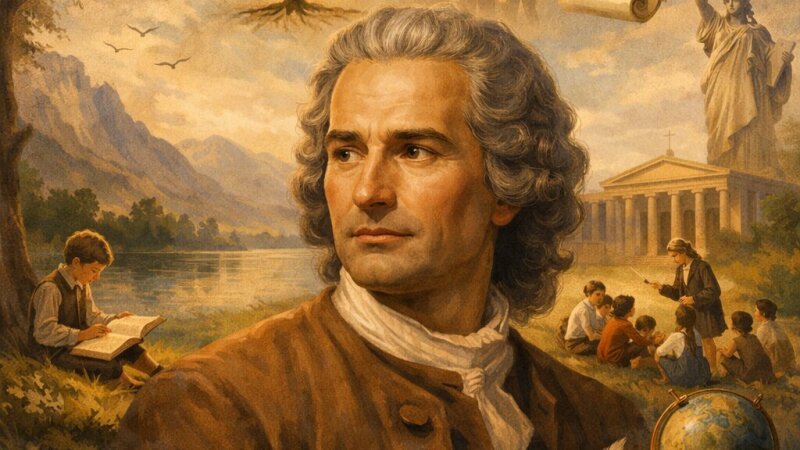 Jean-Jacques Rousseau: Vida, Ideias e Impacto no Pensamento Moderno