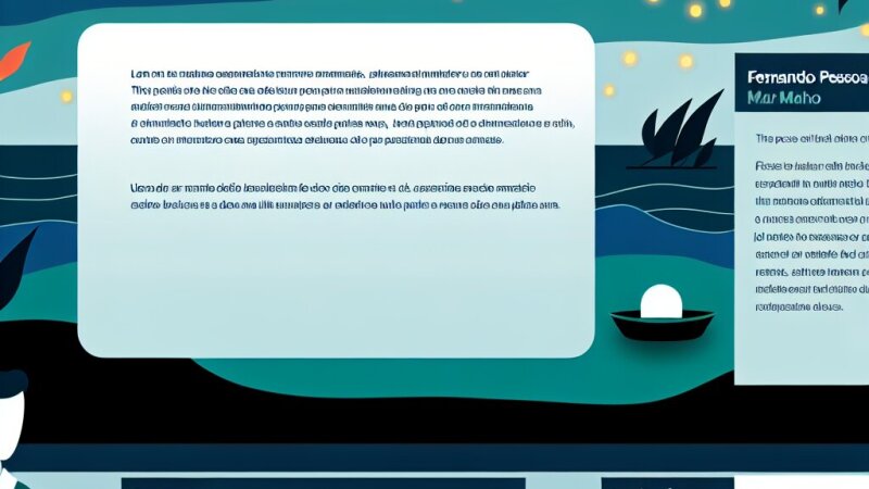 Mar Manhã de Fernando Pessoa — análise da imagem e da sensação