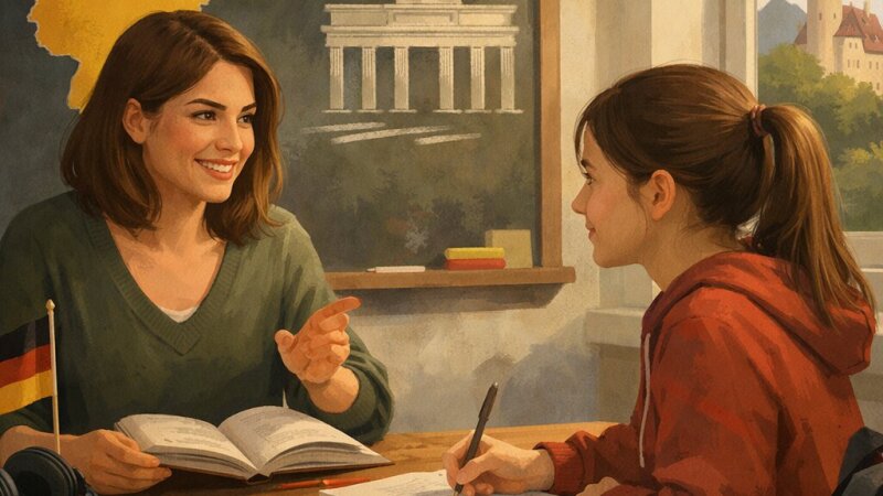 Métodos eficazes para aprender alemão com Débora Antunes: apoio escolar essencial
