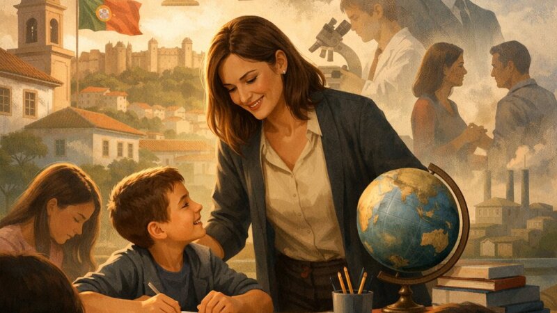 O papel dos professores na educação e na sociedade portuguesa