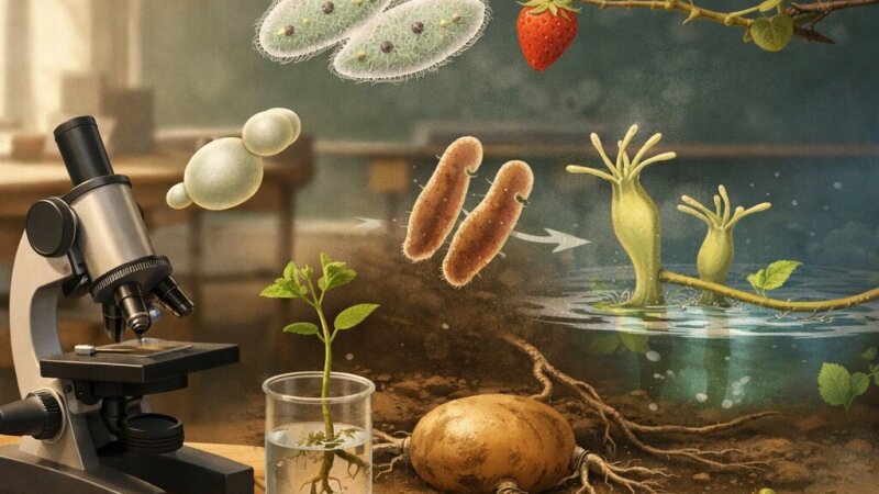 Reprodução Assexuada: Conceitos e Importância para a Biologia